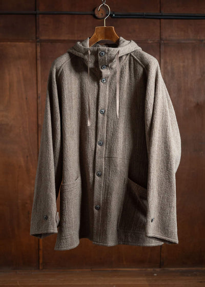 YOKO SAKAMOTO Kasuri Parka Beige YS-24AW-16-Beige