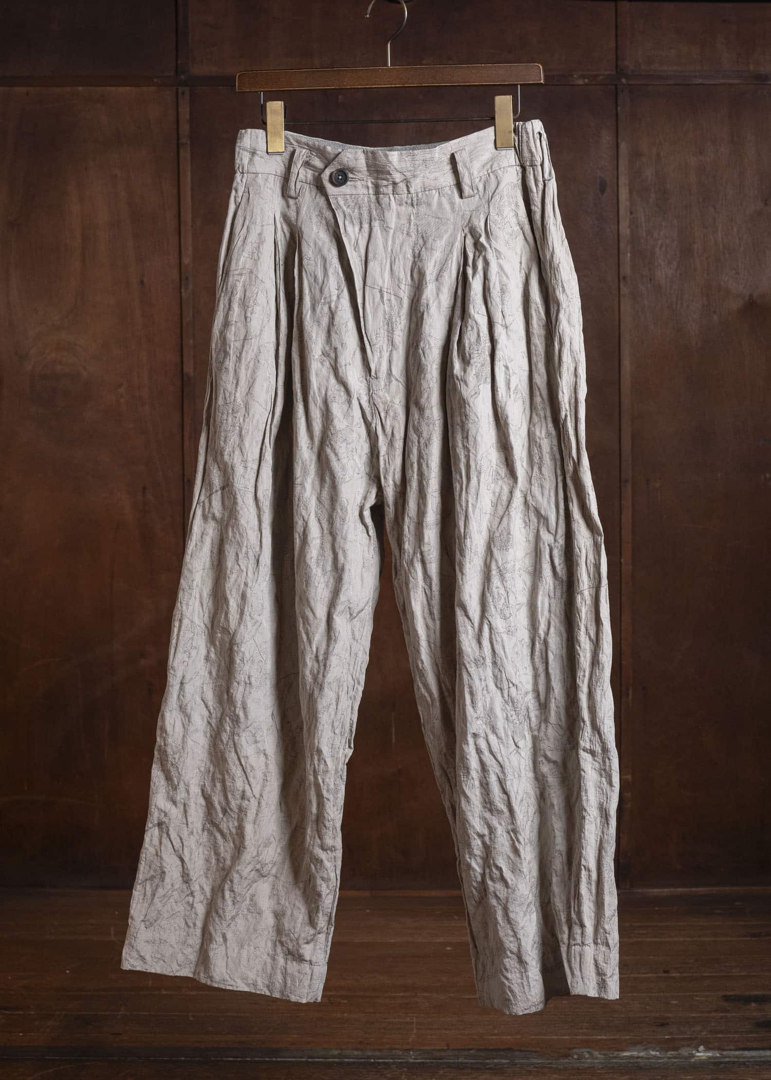 ZIGGY CHEN DROP-CROTCHED TROUSERS 0M2610533