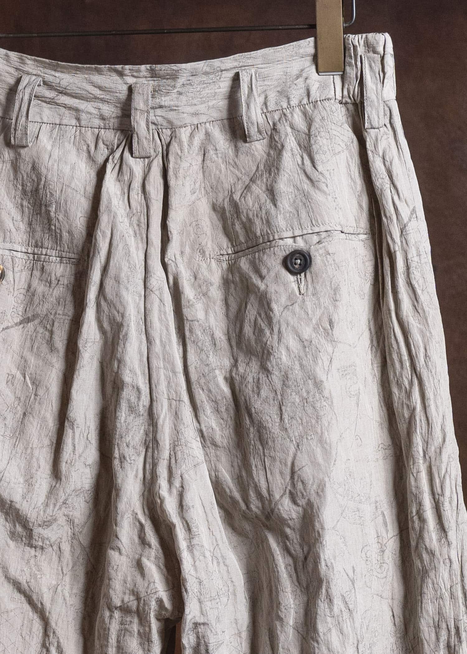 ZIGGY CHEN DROP-CROTCHED TROUSERS 0M2610533