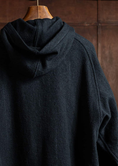 YOKO SAKAMOTO Kasuri Parka Black YS-24AW-16-Black