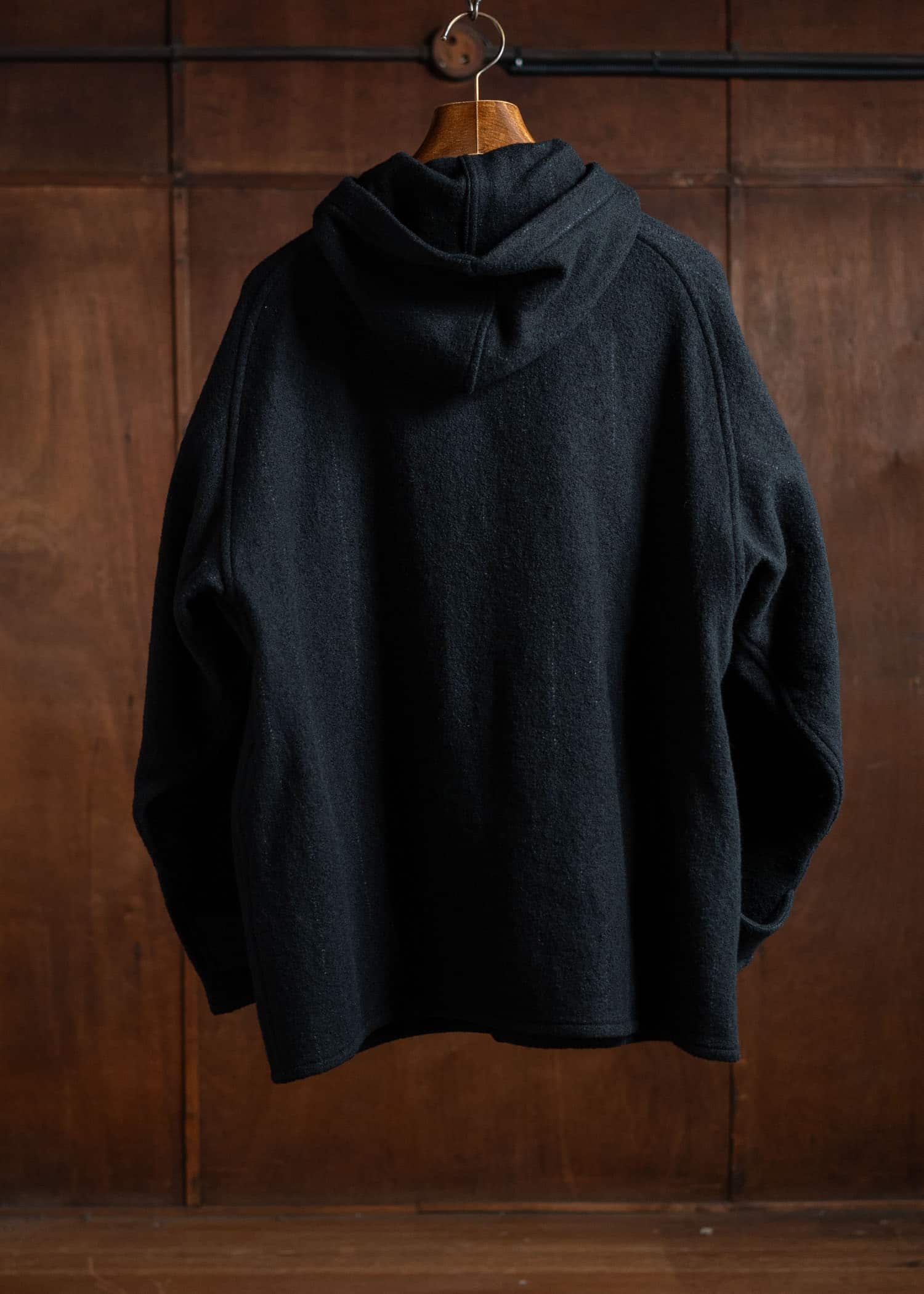 YOKO SAKAMOTO Kasuri Parka Black YS-24AW-16-Black