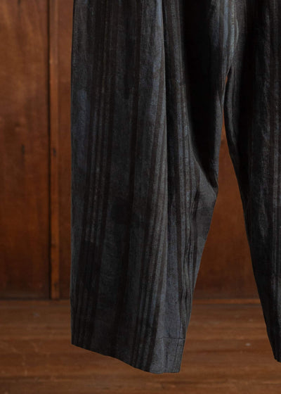 ZIGGY CHEN FRONT PLEATS TAPERED LONG TROUSERS 0M2410523