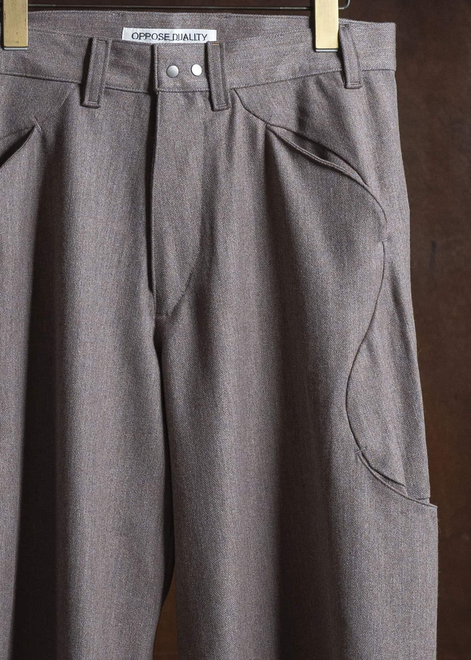 OPPOSE DUALITY OD3006TRS-25AW 6 Pocket Sub Ong Wool Trousers PINK