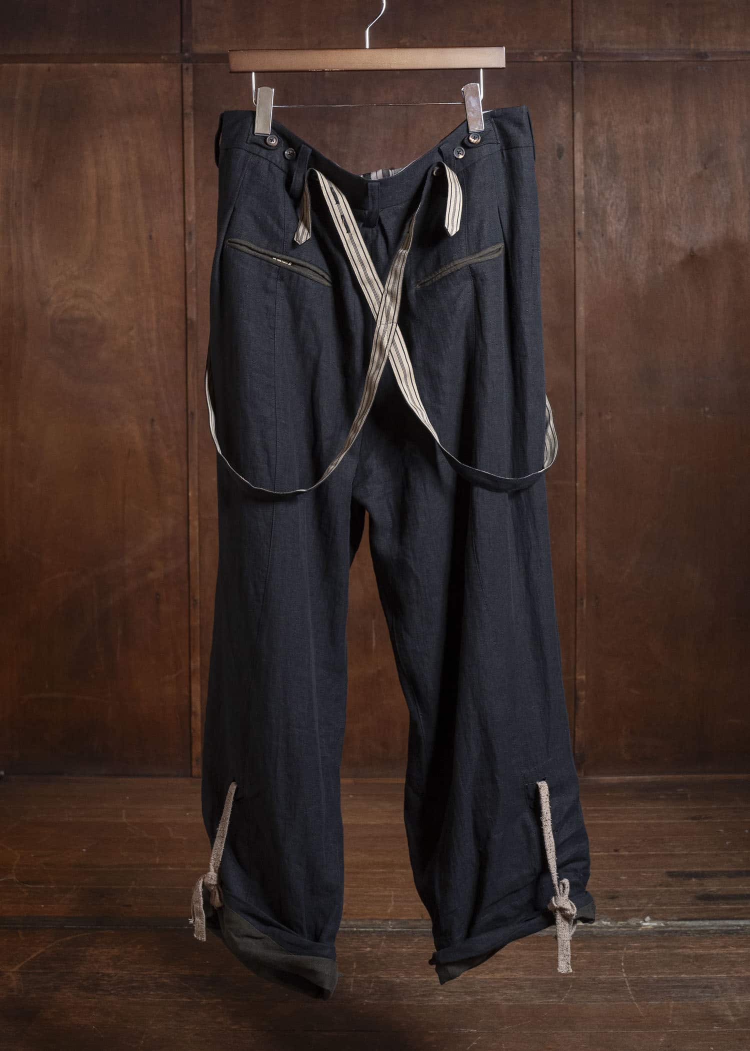 ZIGGY CHEN DETACHABLE SUSPENDER TROUSERS 0M2610550