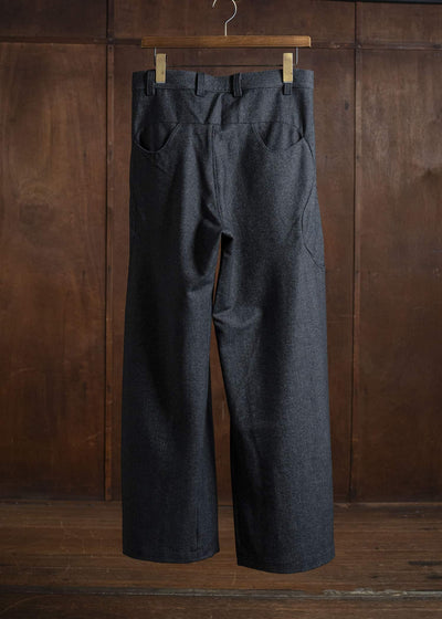 OPPOSE DUALITY OD3006TRS-25AW 6 Pocket Sub Ong Wool Trousers Black