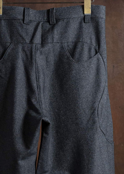 OPPOSE DUALITY OD3006TRS-25AW 6 Pocket Sub Ong Wool Trousers Black