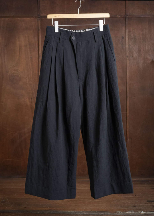 ZIGGY CHEN 0M2610518 WIDE LEG TROUSERS 04