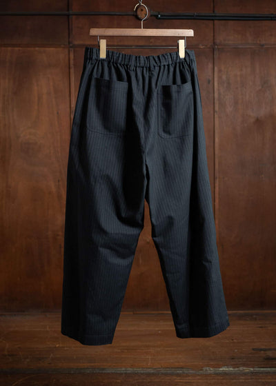 YOKO SAKAMOTO Brushed Wool Wide Pants Stripe YS-24AW-36-Stripe