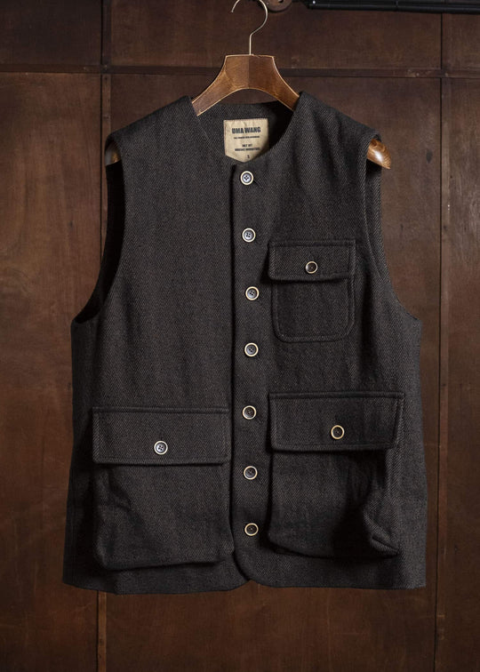 UMA WANG UM6502 JOLT JKT uw096 - black/brown