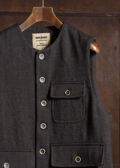 UMA WANG UM6502 JOLT JKT uw096 - black/brown