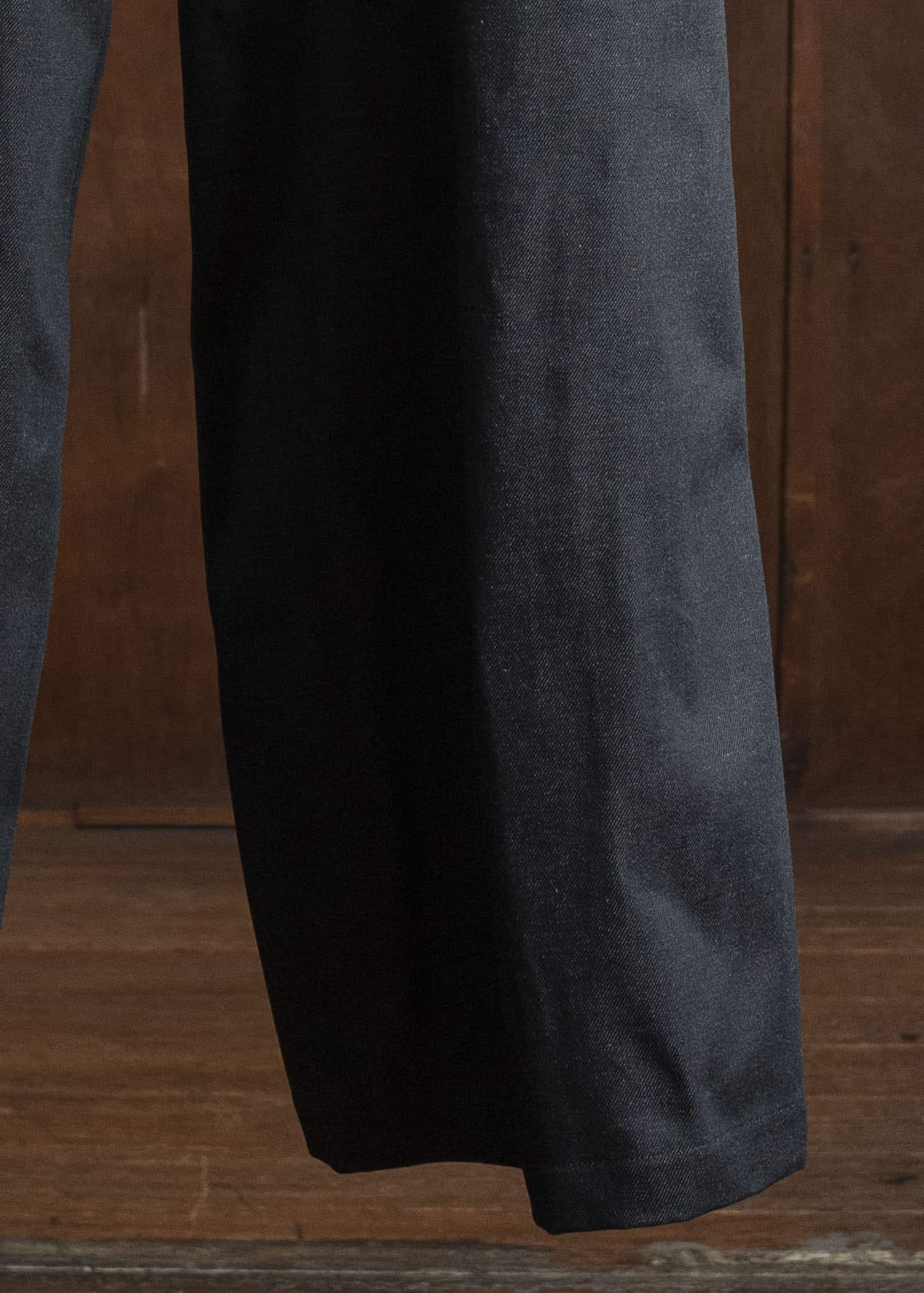 OPPOSE DUALITY OD0103DTR-25AW 6 Pocket Sub Ong Denim Trousers Black Gray