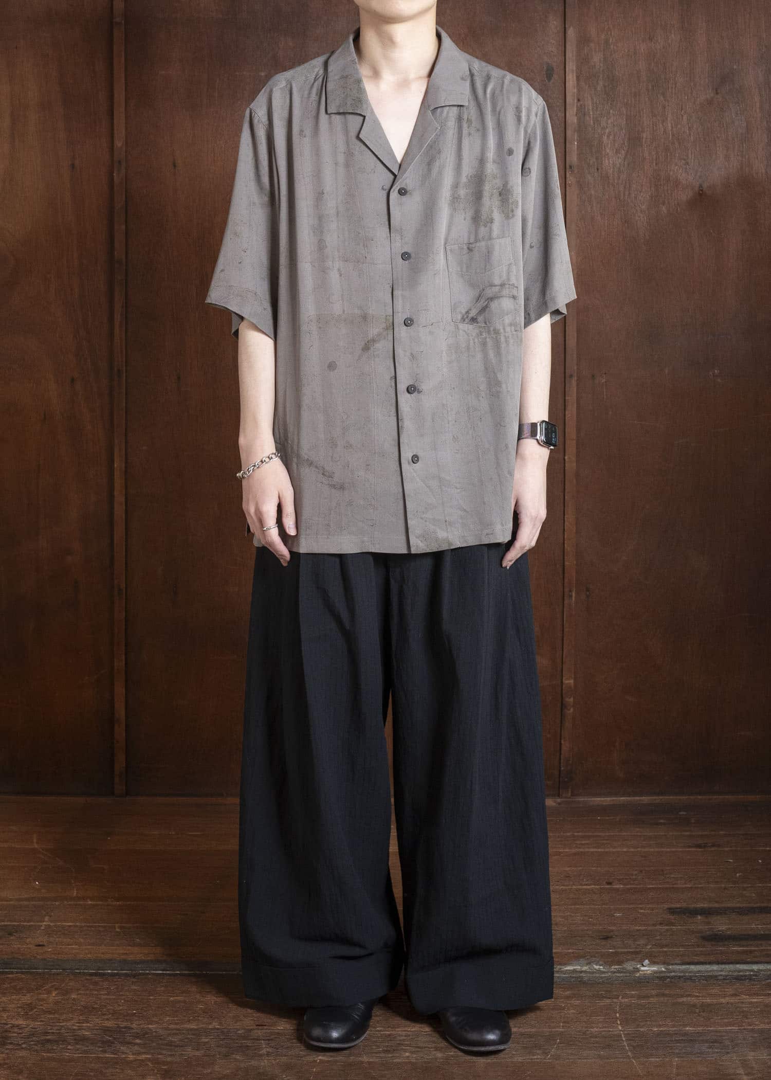 ZIGGY CHEN 0M2610729 DIGITAL PRINT SHORT SLEEVE POCKET SHIRT 52