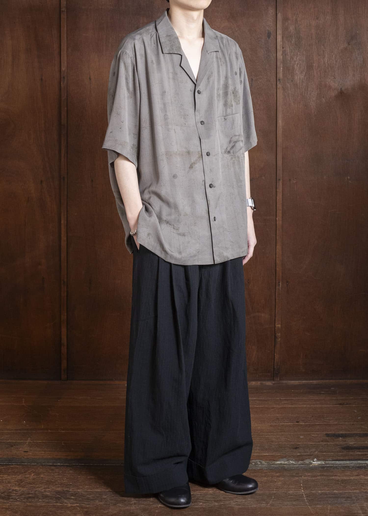 ZIGGY CHEN 0M2610729 DIGITAL PRINT SHORT SLEEVE POCKET SHIRT 52