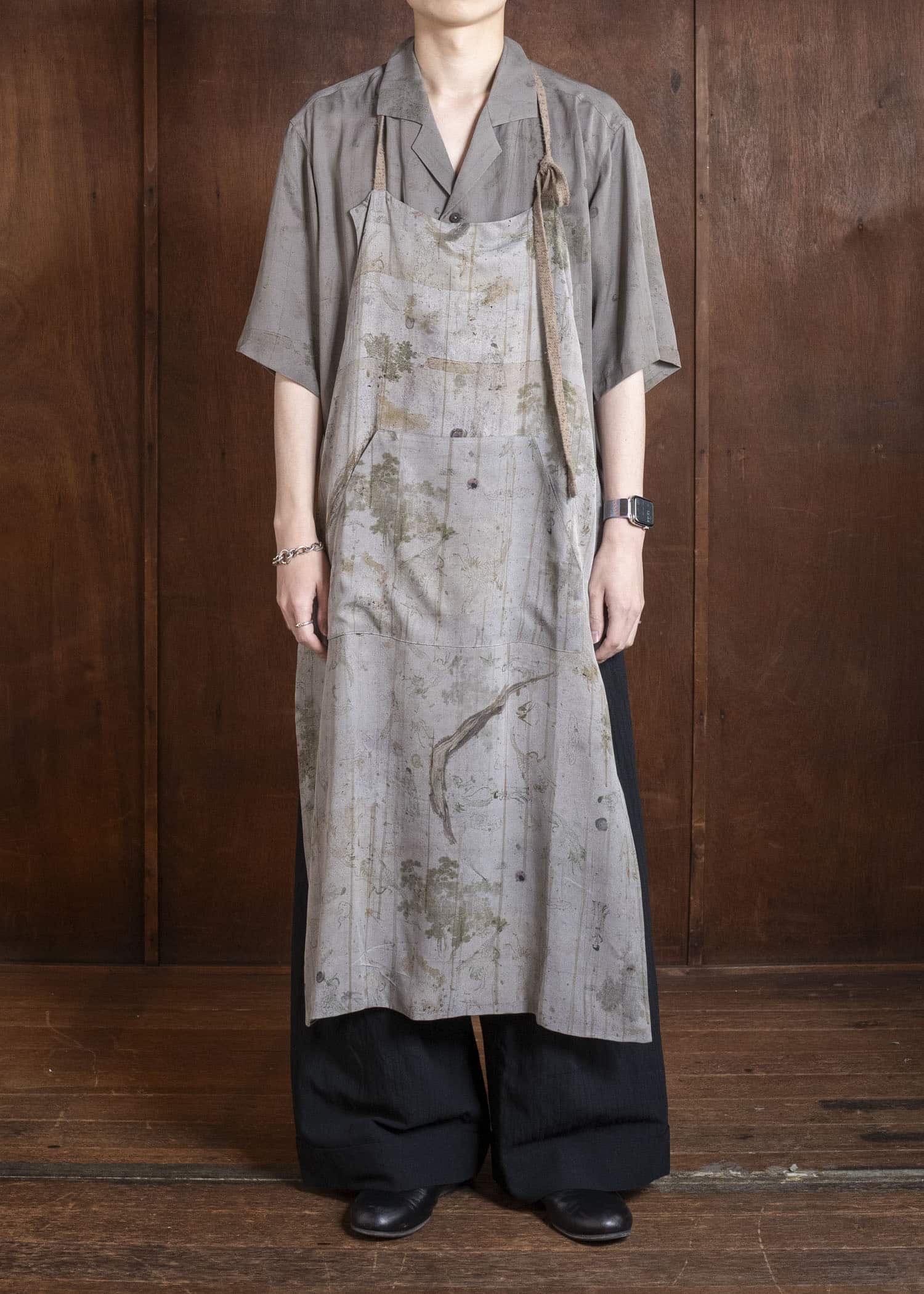 ZIGGY CHEN 0M2610303 LONG SILK APRON 52