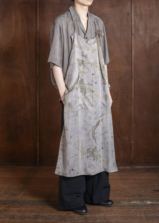 ZIGGY CHEN 0M2610303 LONG SILK APRON 52