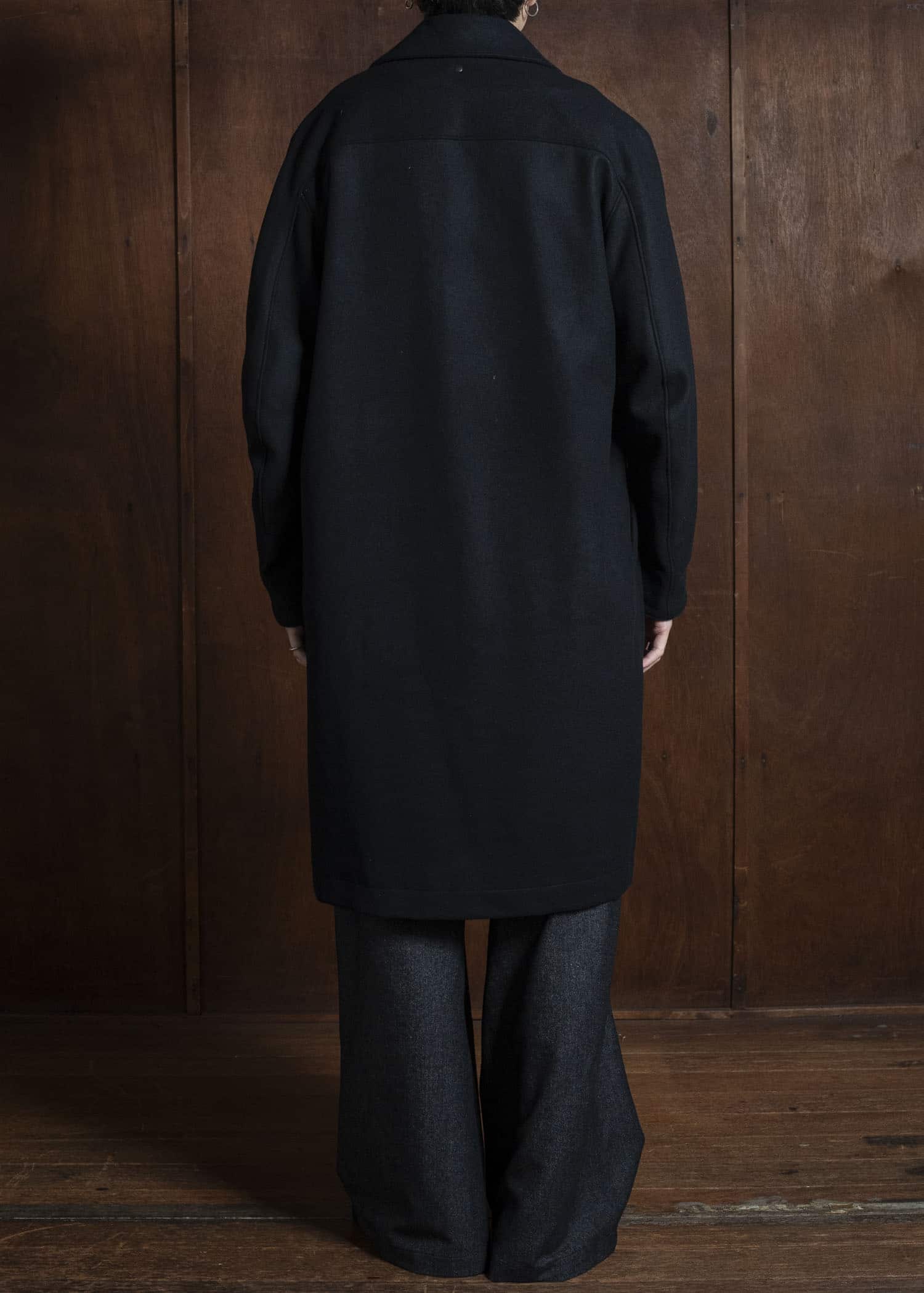 OPPOSE DUALITY OD1012COA-25AW Mac Coat Wool Black