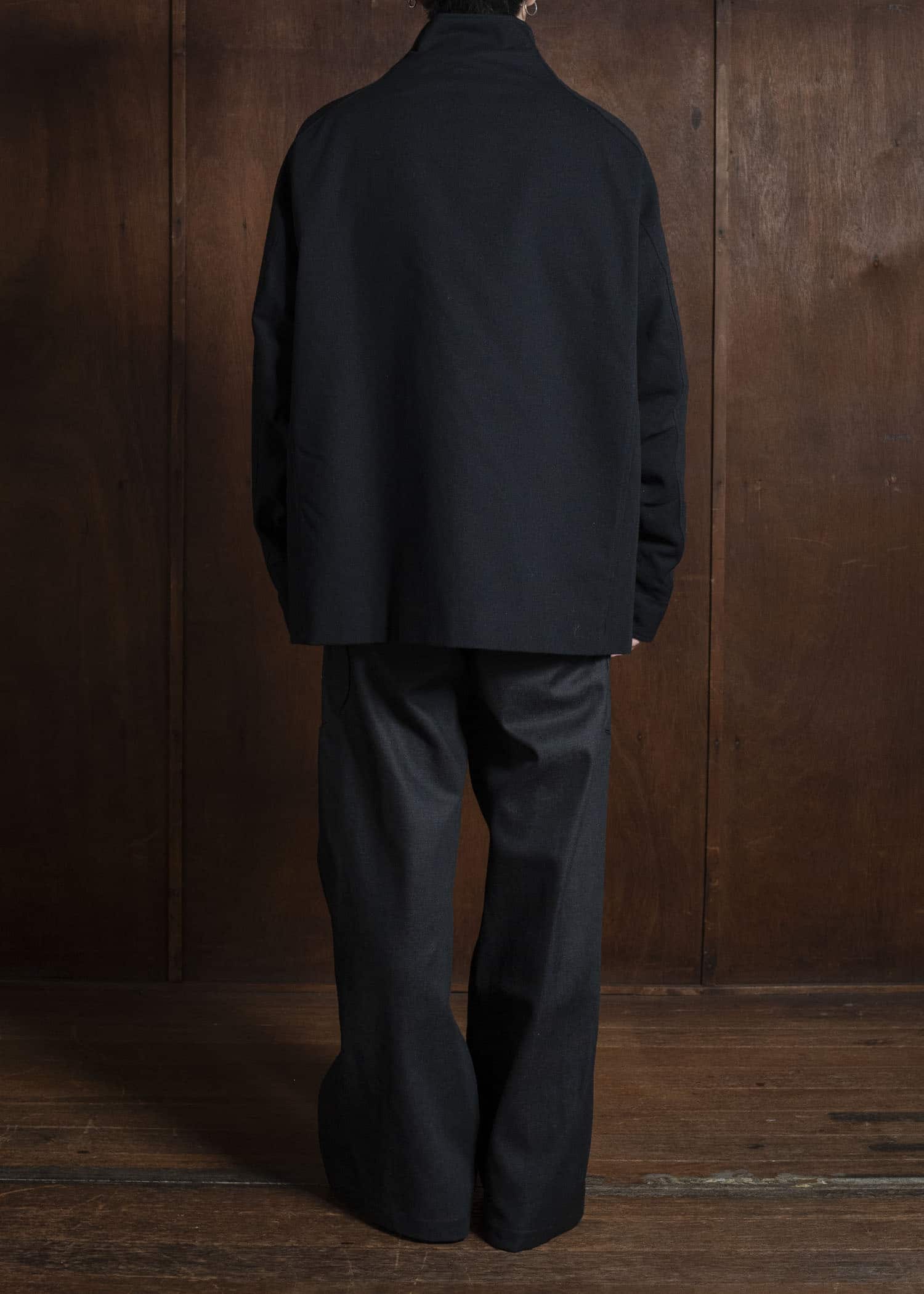 OPPOSE DUALITY OD0103DTR-25AW 6 Pocket Sub Ong Denim Trousers Black Gray