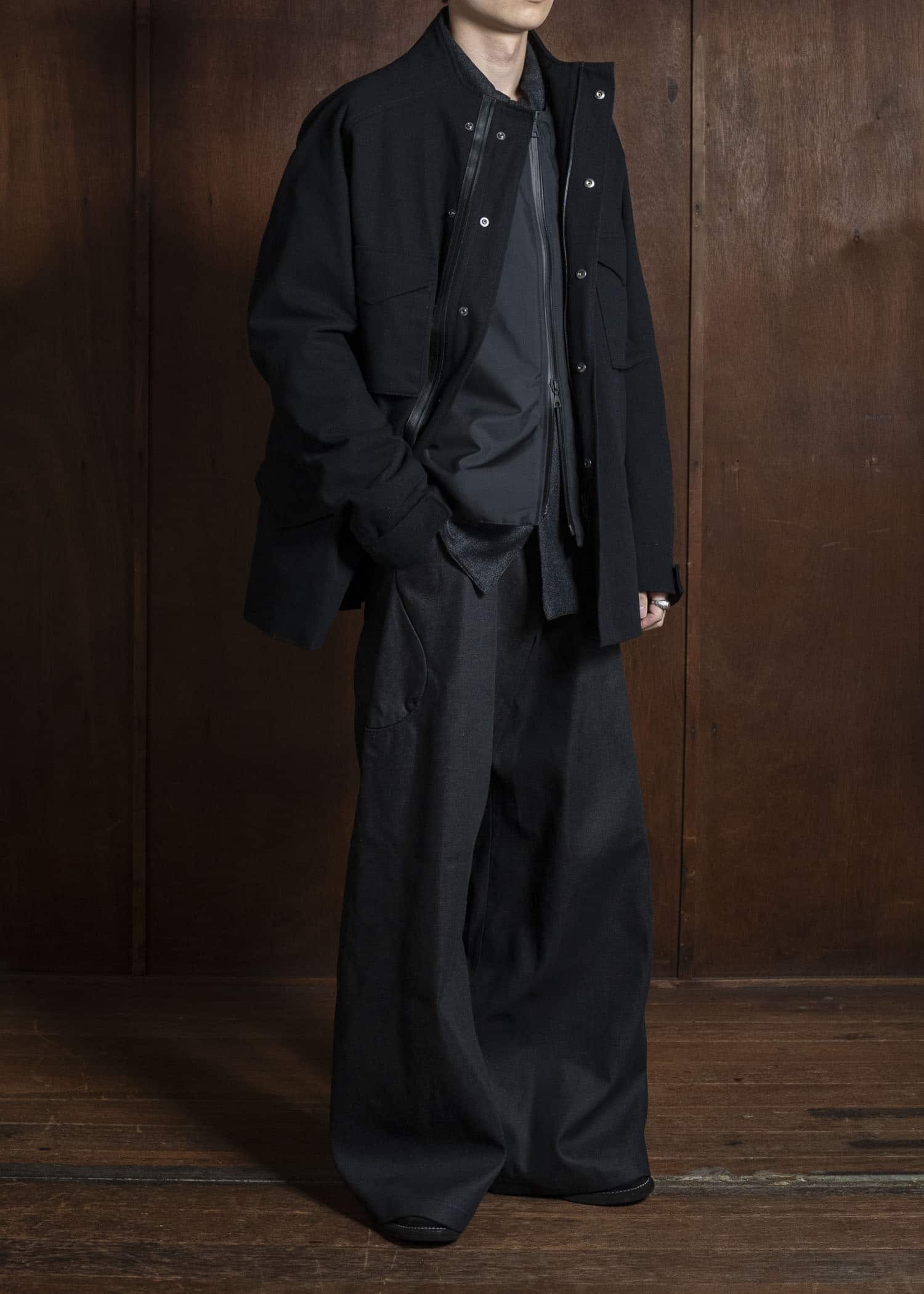 OPPOSE DUALITY OD1001JKT-25AW M-65 Wool Black