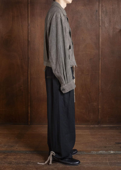 ZIGGY CHEN 0M2610918 CROPPED PATCHWORK JACKET 03