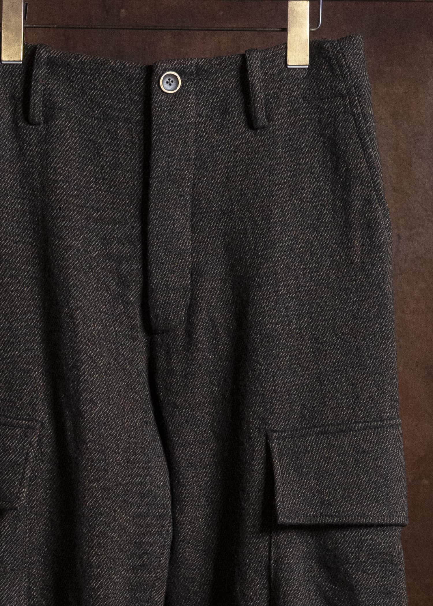 UMA WANG UM3541 PAXTON PANTS uw096 - black/brown