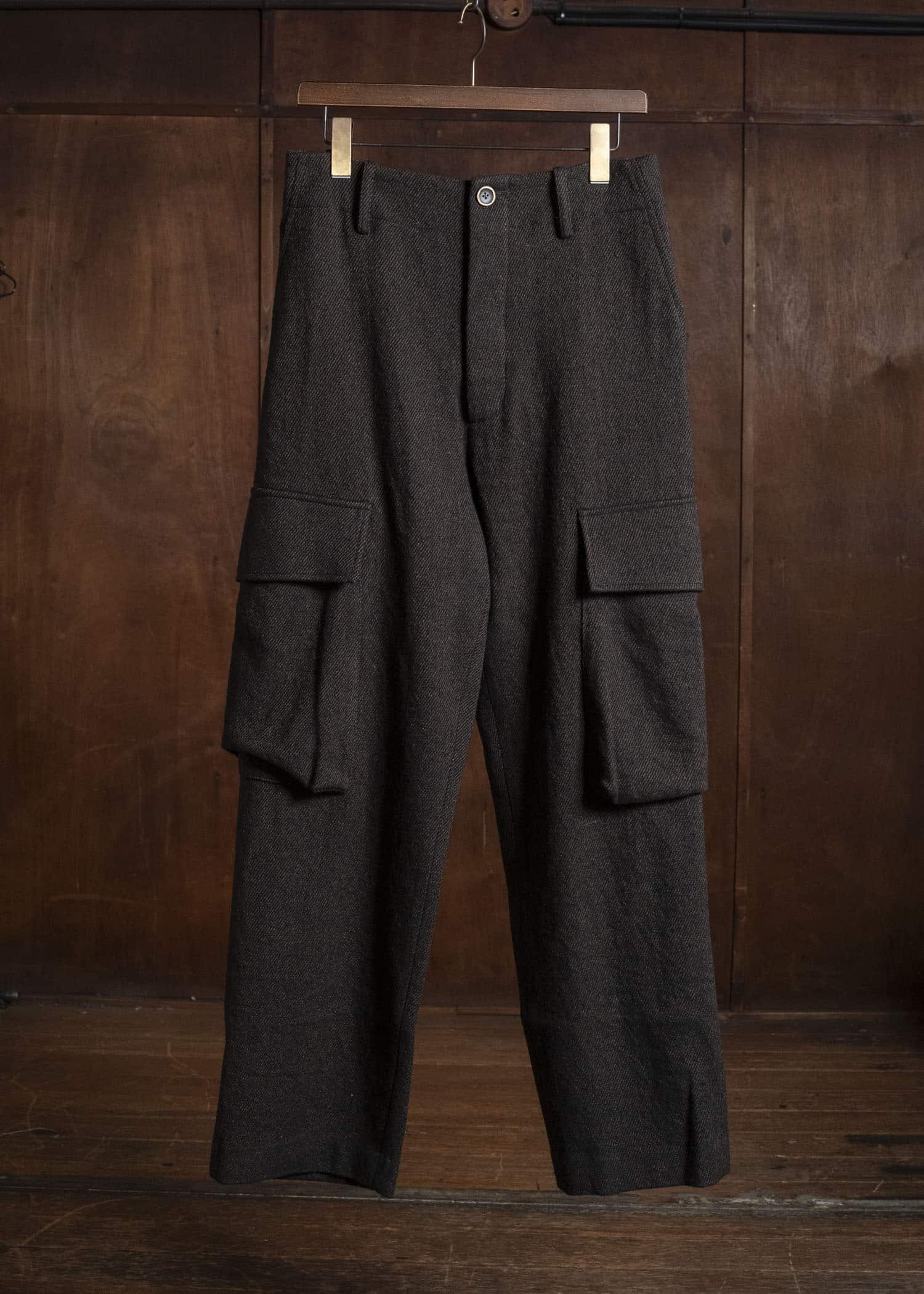 UMA WANG UM3541 PAXTON PANTS uw096 - black/brown