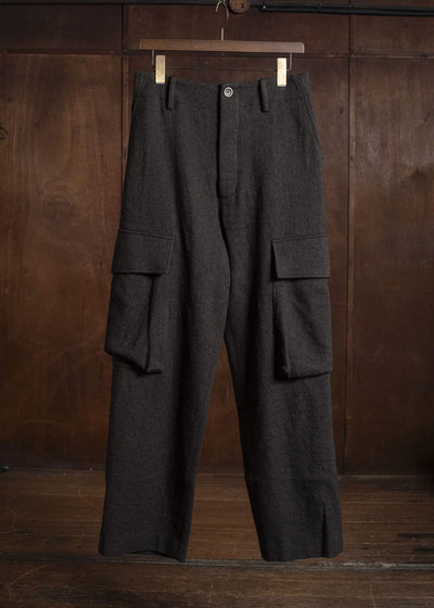 UMA WANG UM3541 PAXTON PANTS uw096 - black/brown