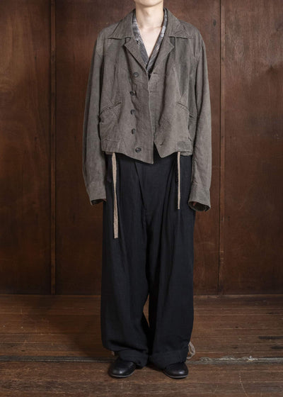 ZIGGY CHEN 0M2610918 CROPPED PATCHWORK JACKET 03