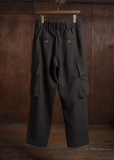 UMA WANG UM3541 PAXTON PANTS uw096 - black/brown