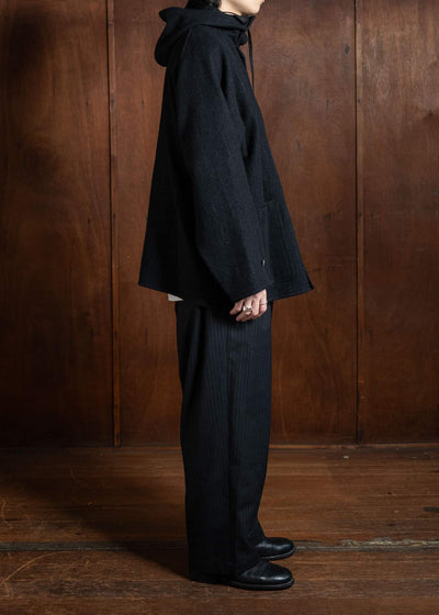 YOKO SAKAMOTO Kasuri Parka Black YS-24AW-16-Black