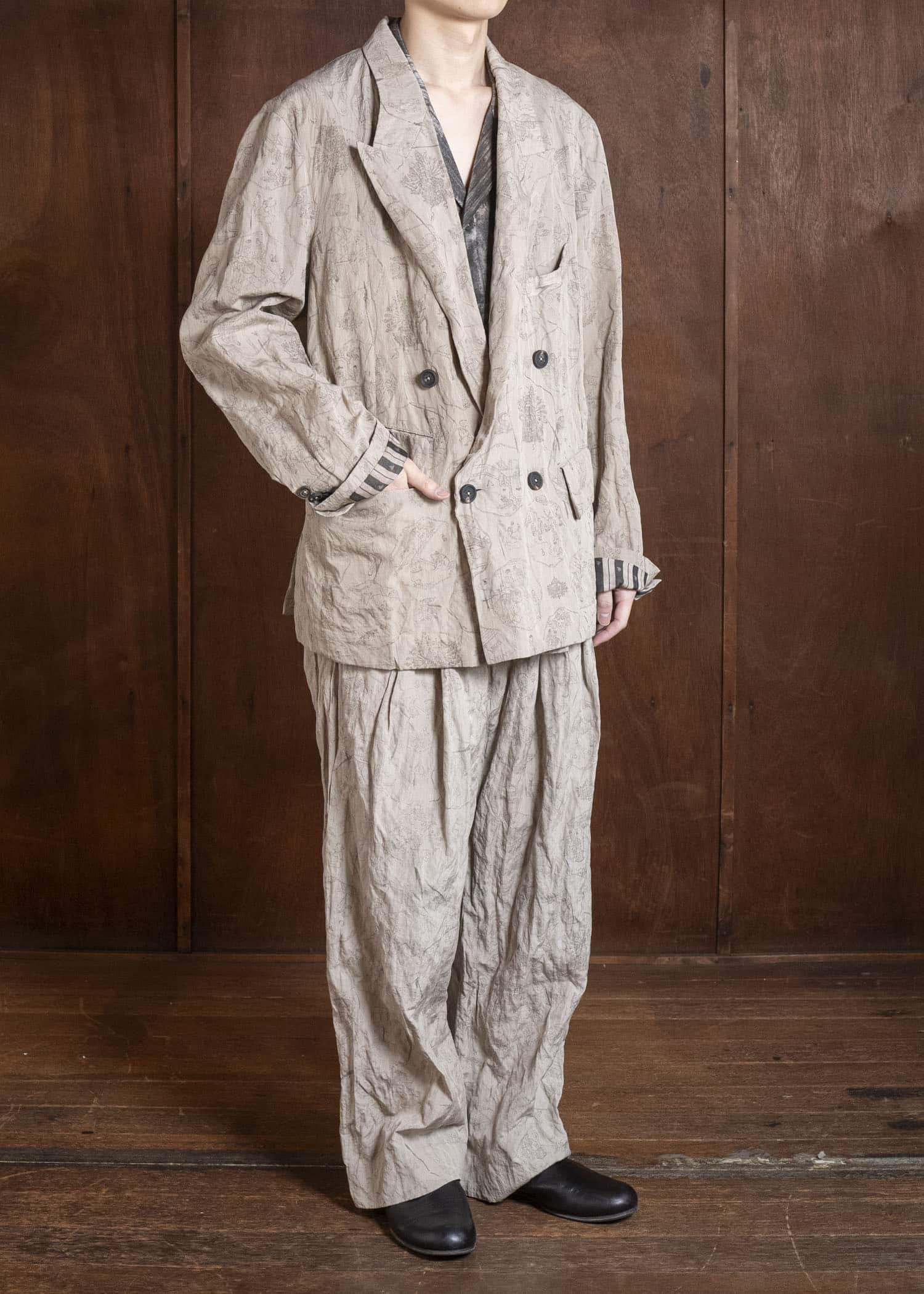 ZIGGY CHEN DROP-CROTCHED TROUSERS 0M2610533