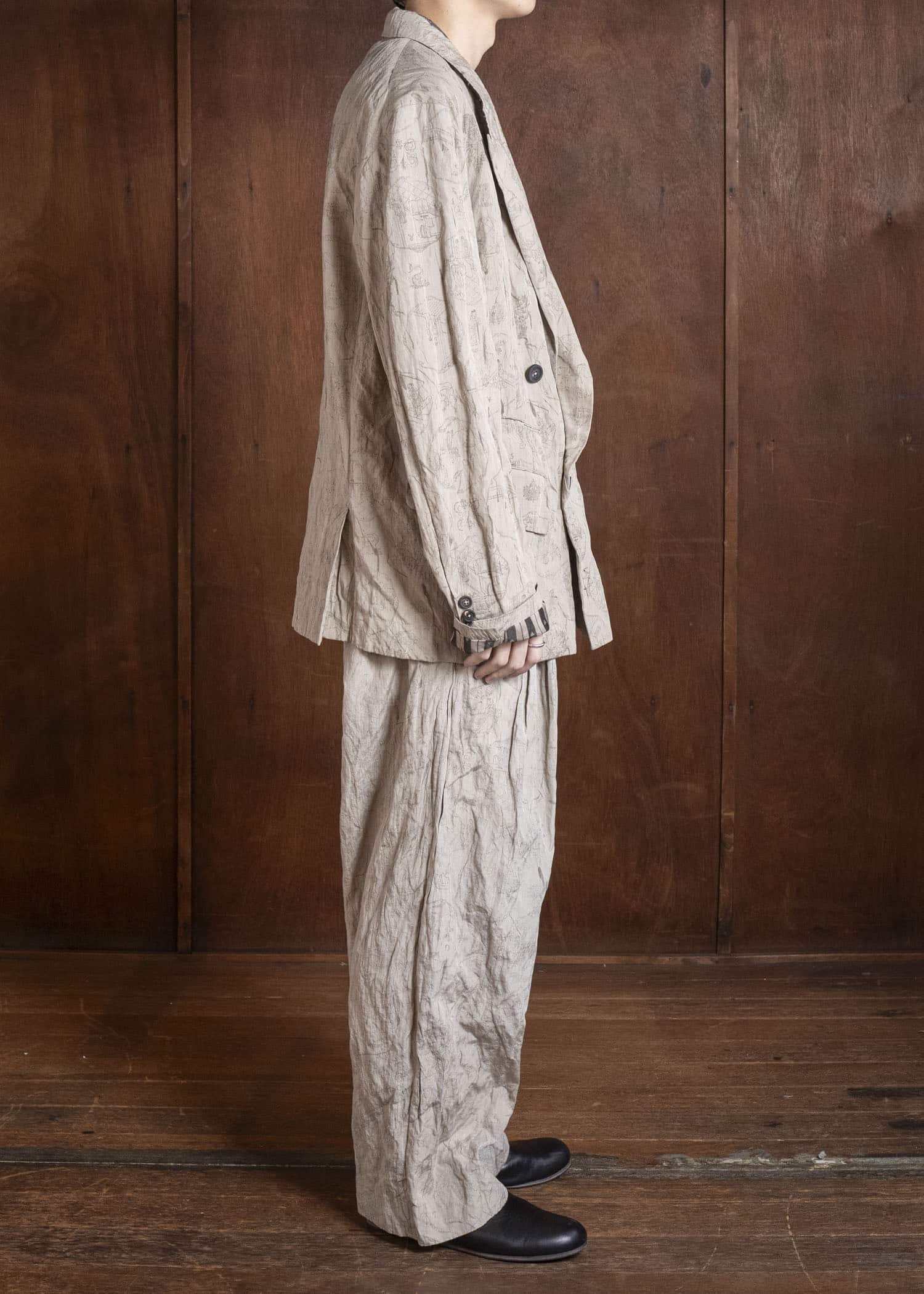 ZIGGY CHEN DROP-CROTCHED TROUSERS 0M2610533