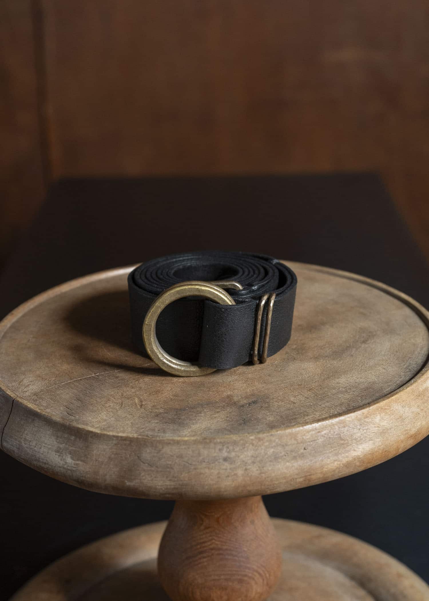 ZIGGY CHEN 0M2535301 ROUND BUCKLE STRAP BELT 4