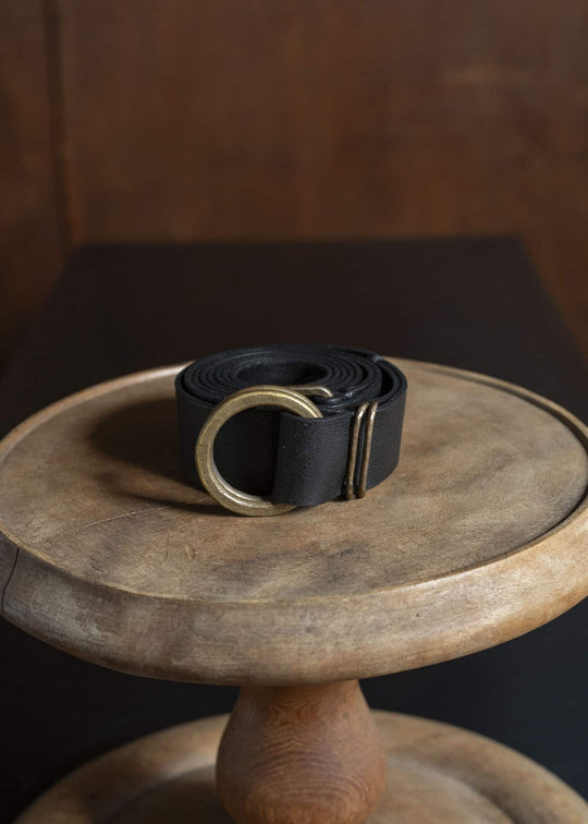 ZIGGY CHEN 0M2535301 ROUND BUCKLE STRAP BELT 4