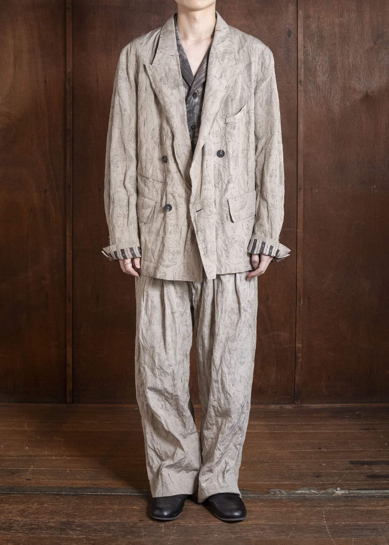 ZIGGY CHEN DROP-CROTCHED TROUSERS 0M2610533