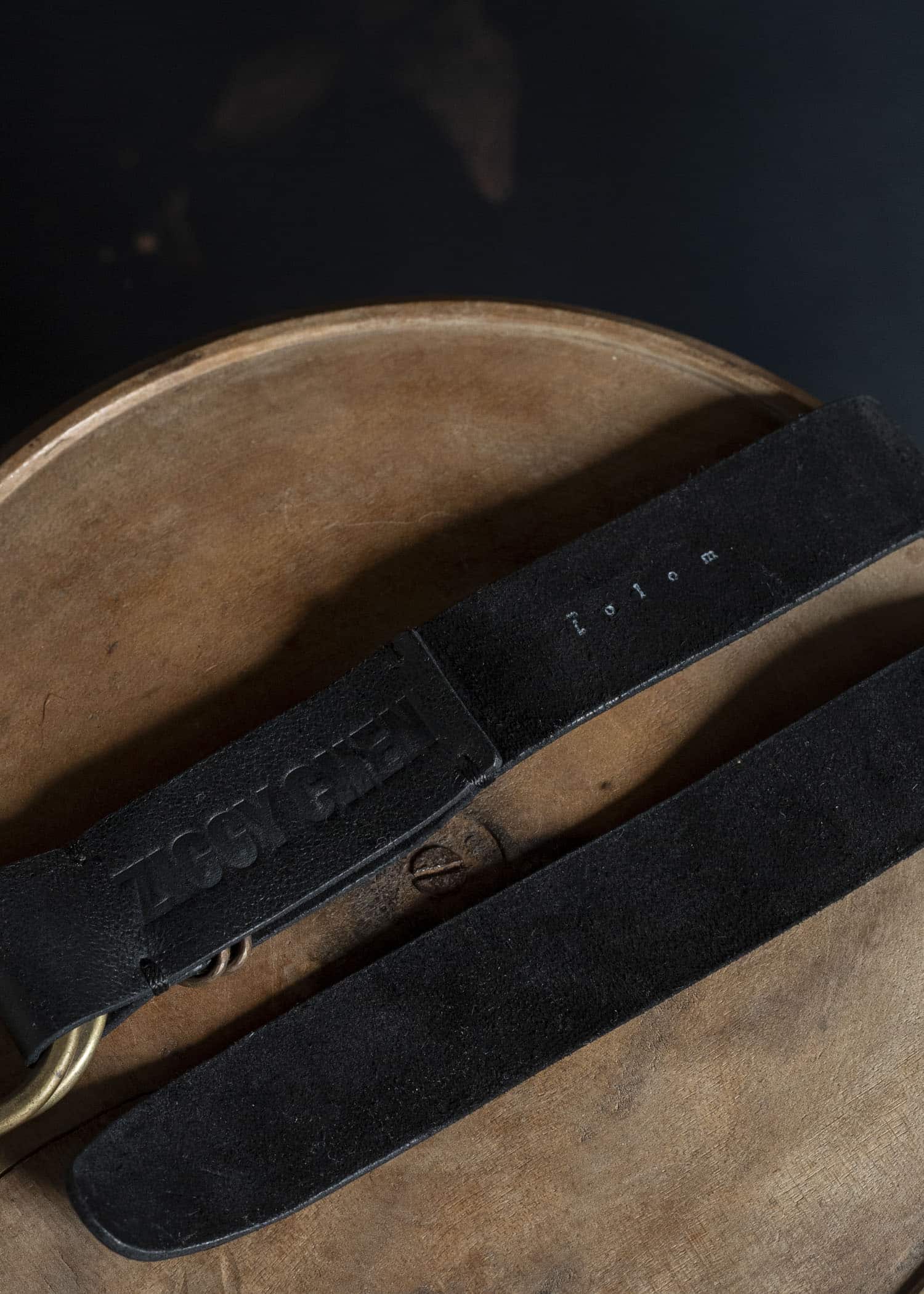 ZIGGY CHEN 0M2535301 ROUND BUCKLE STRAP BELT 4