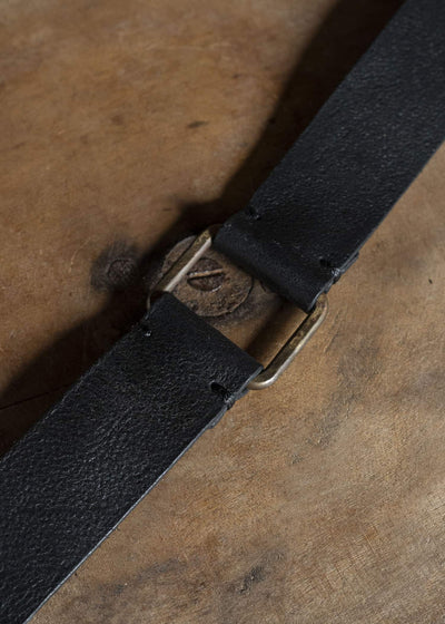 ZIGGY CHEN 0M2535301 ROUND BUCKLE STRAP BELT 4