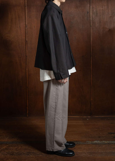 YOKO SAKAMOTO Classic Coach Jacket Brown YS-24AW-27-Brown