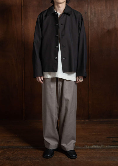 YOKO SAKAMOTO Classic Coach Jacket Brown YS-24AW-27-Brown