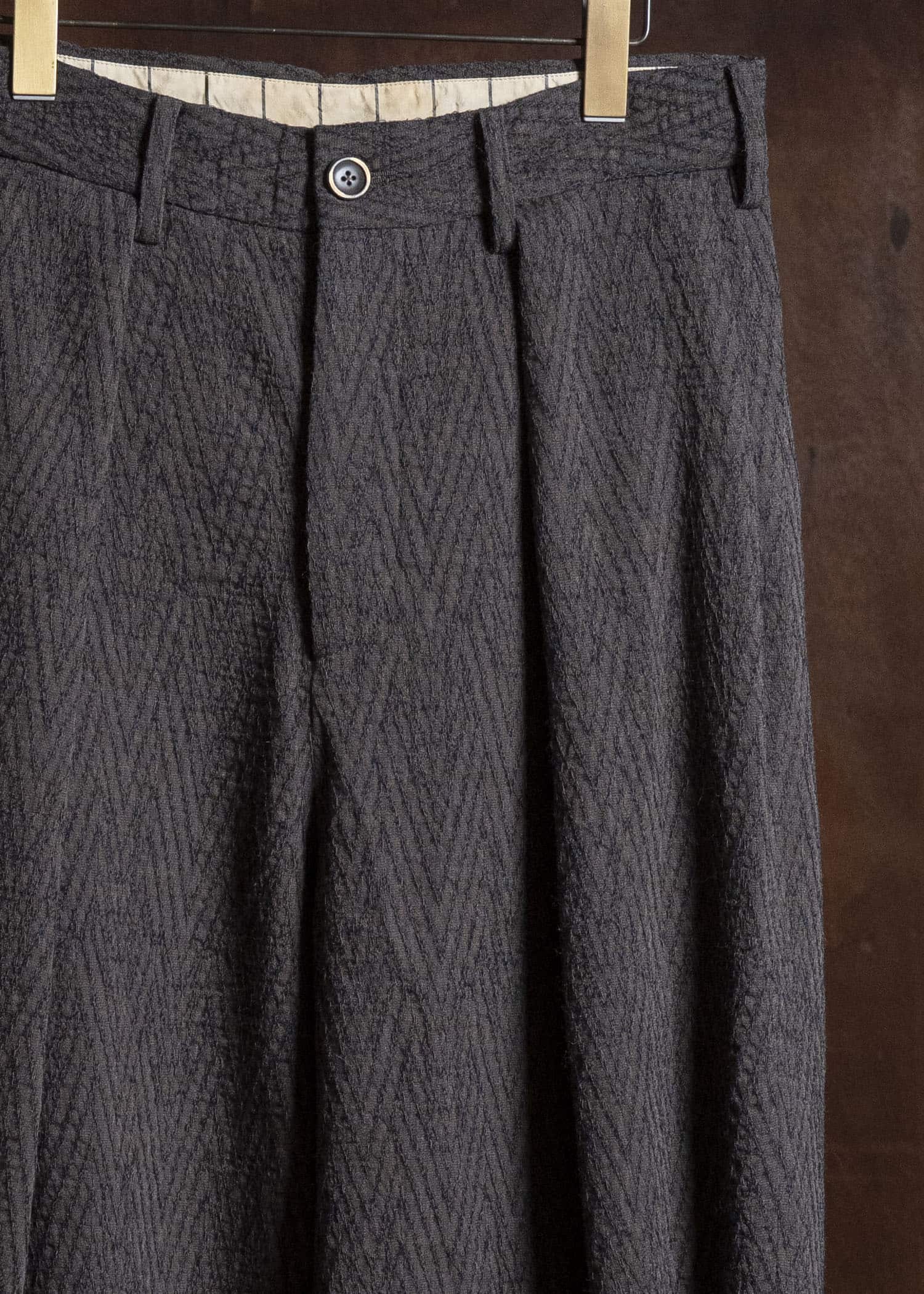 UMA WANG UM3546 PALE PANTS uw063 - brown/blue