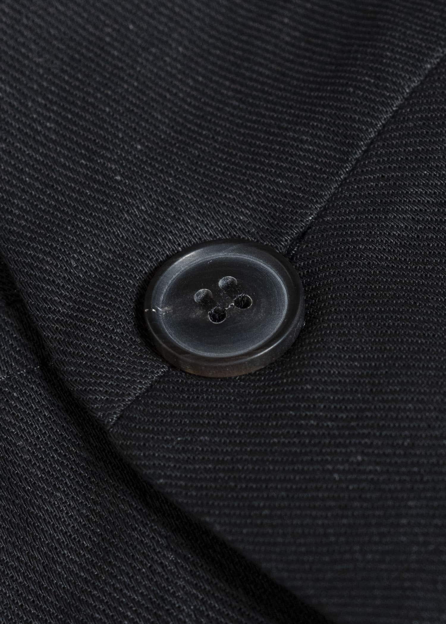 JAN-JAN VAN ESSCHE JACKET#63 OVERSIZED BLAZER WITH JET POCKETS, UNLINED｜PAPER SHEER TWILL Black