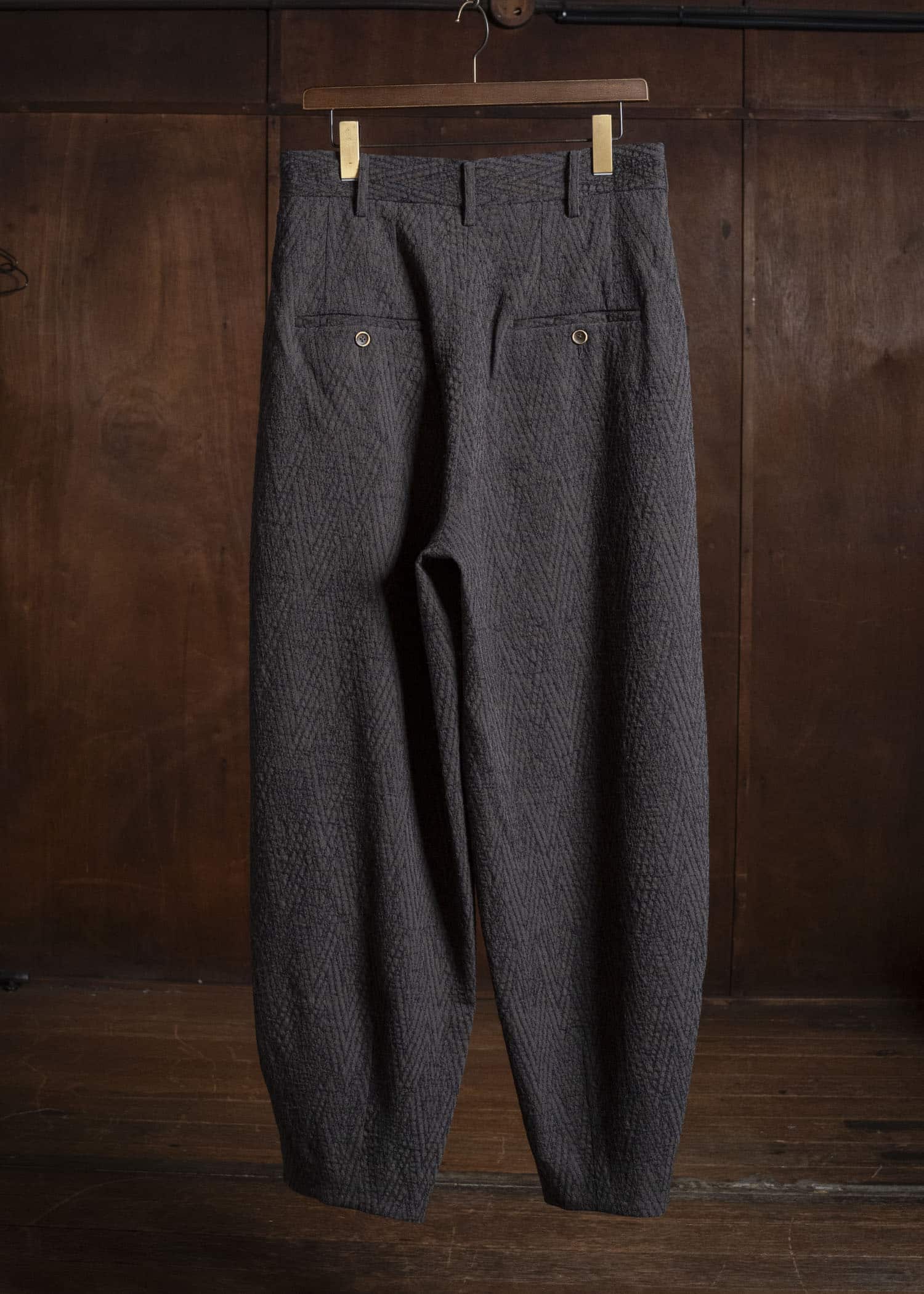 UMA WANG UM3546 PALE PANTS uw063 - brown/blue