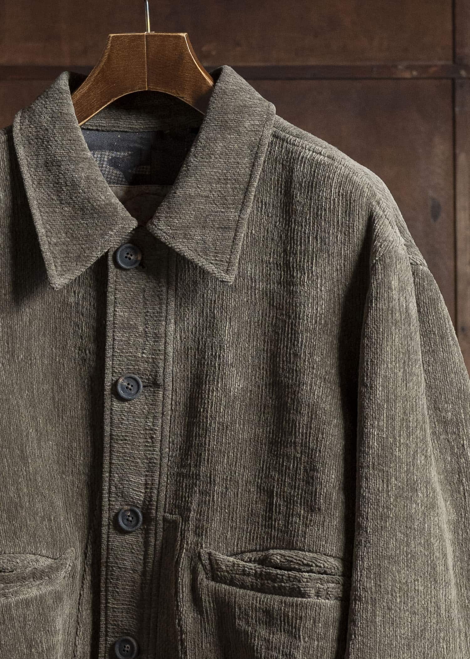 ZIGGY CHEN 0M2530946 CHENILLE CLOTH CROPPED WORKER JACKETS 82