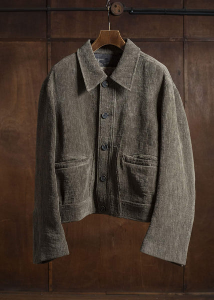 ZIGGY CHEN 0M2530946 CHENILLE CLOTH CROPPED WORKER JACKETS 82