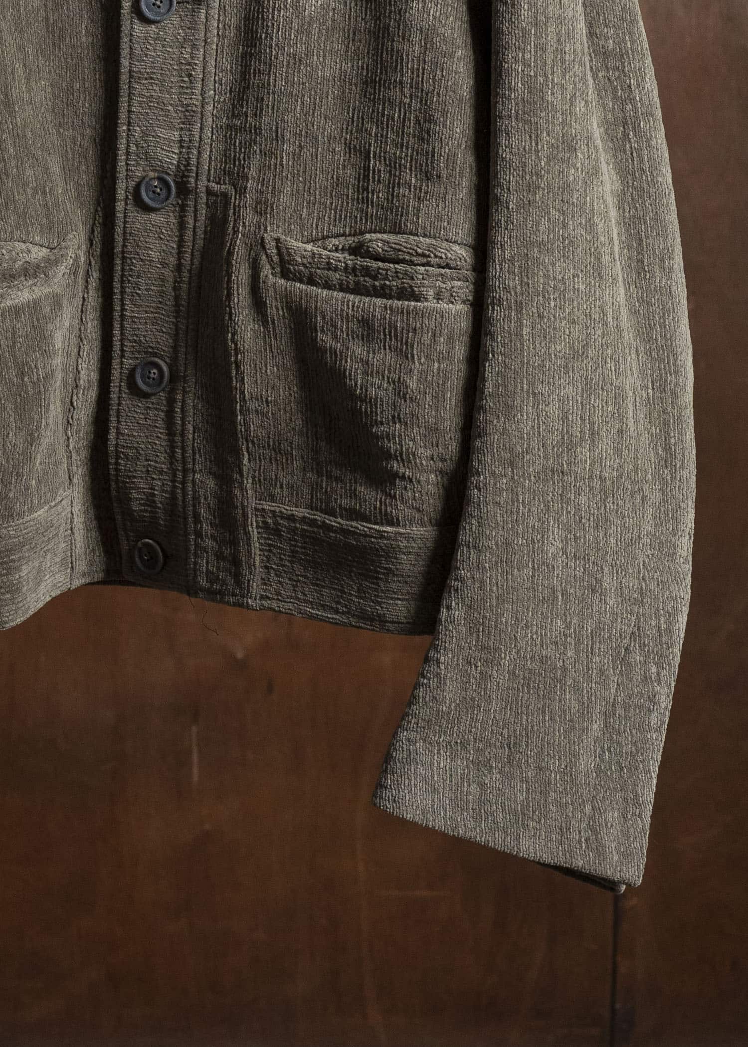 ZIGGY CHEN 0M2530946 CHENILLE CLOTH CROPPED WORKER JACKETS 82