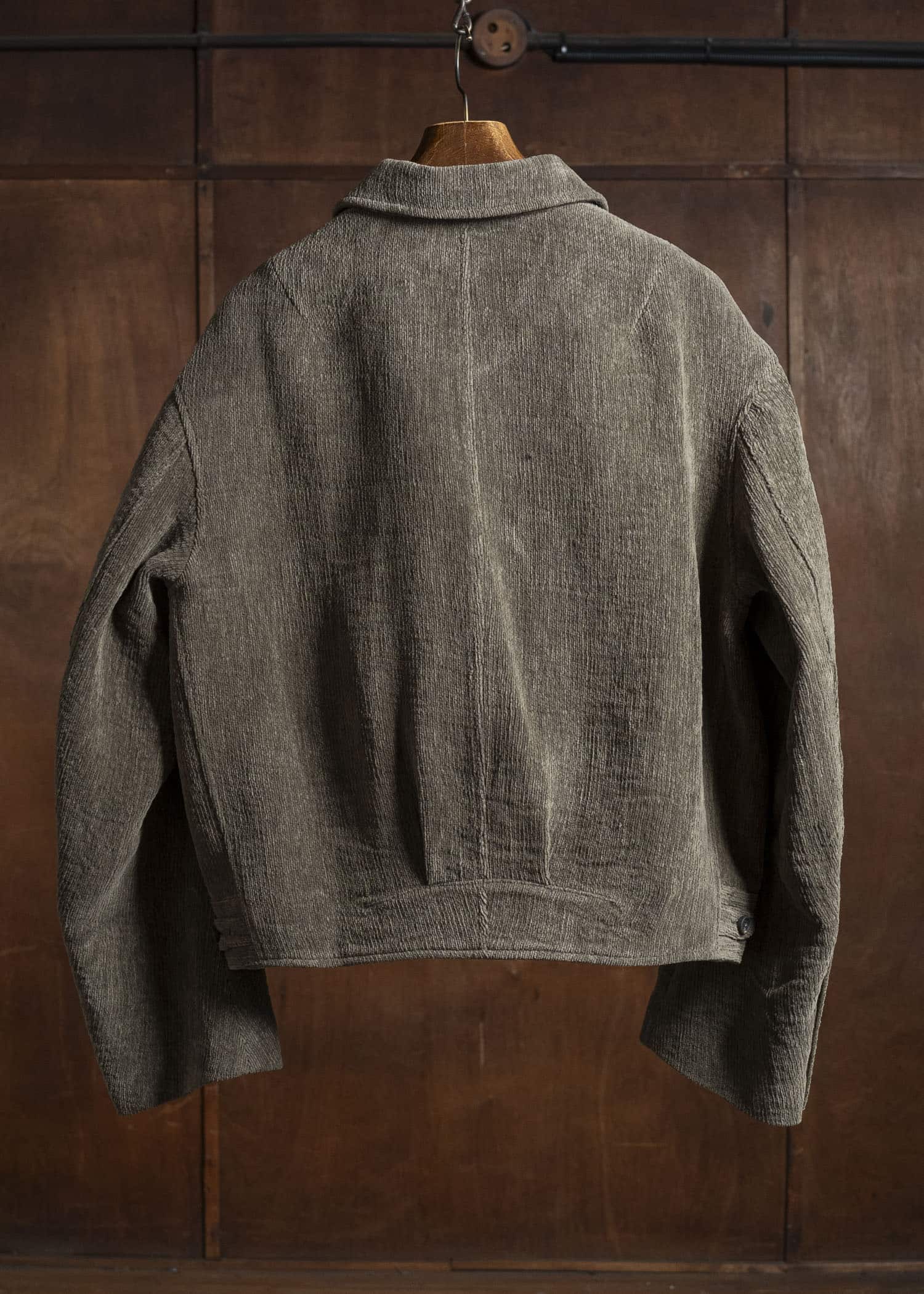 ZIGGY CHEN 0M2530946 CHENILLE CLOTH CROPPED WORKER JACKETS 82