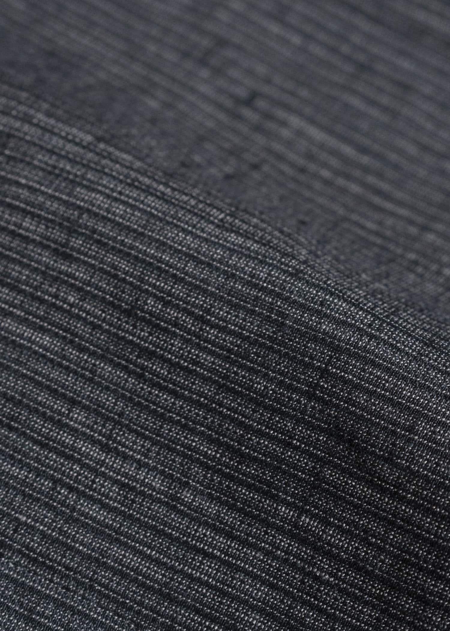 JAN-JAN VAN ESSCHE JACKET#63 OVERSIZED BLAZER WITH JET POCKETS, UNLINED Hemp Cloth | Dark Grey Striped