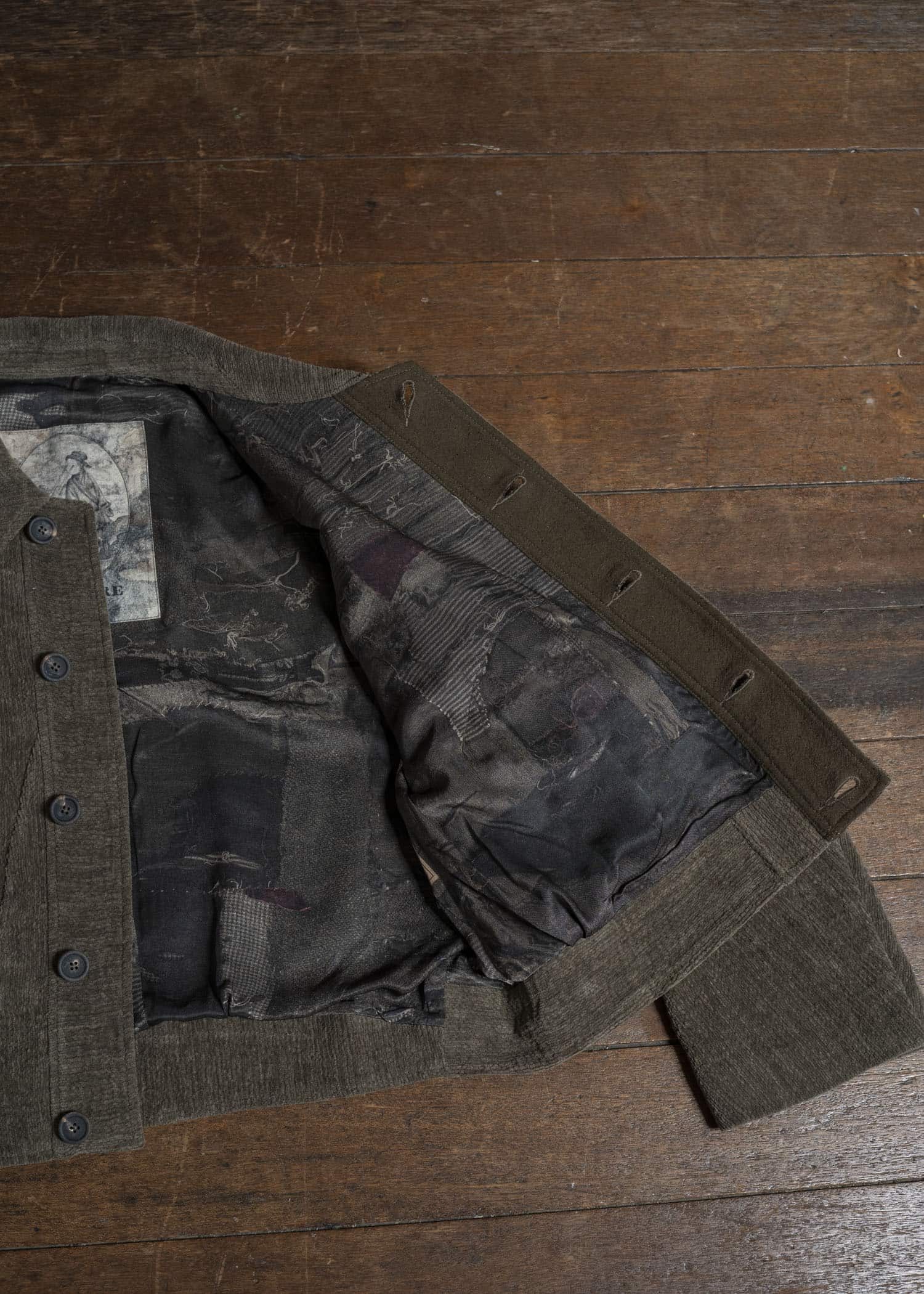 ZIGGY CHEN 0M2530946 CHENILLE CLOTH CROPPED WORKER JACKETS 82