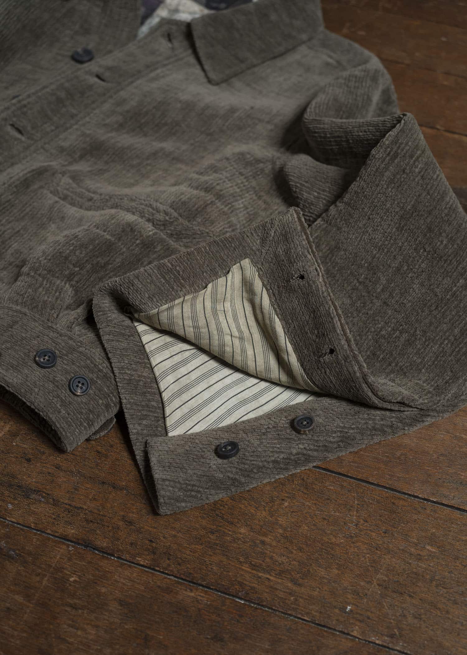 ZIGGY CHEN 0M2530946 CHENILLE CLOTH CROPPED WORKER JACKETS 82