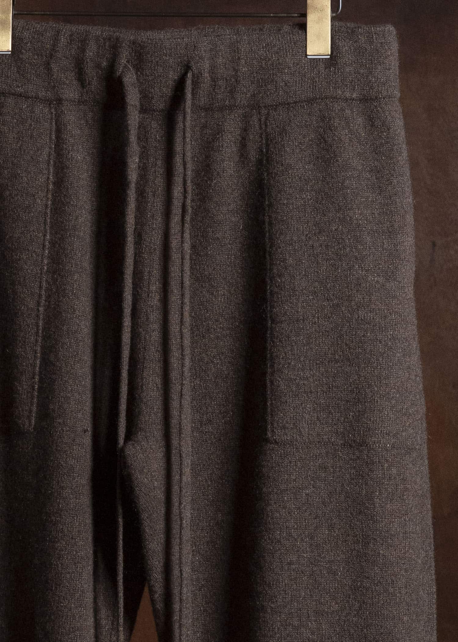 UMA WANG UK7558 ANKLE PANTS uw600 - brown