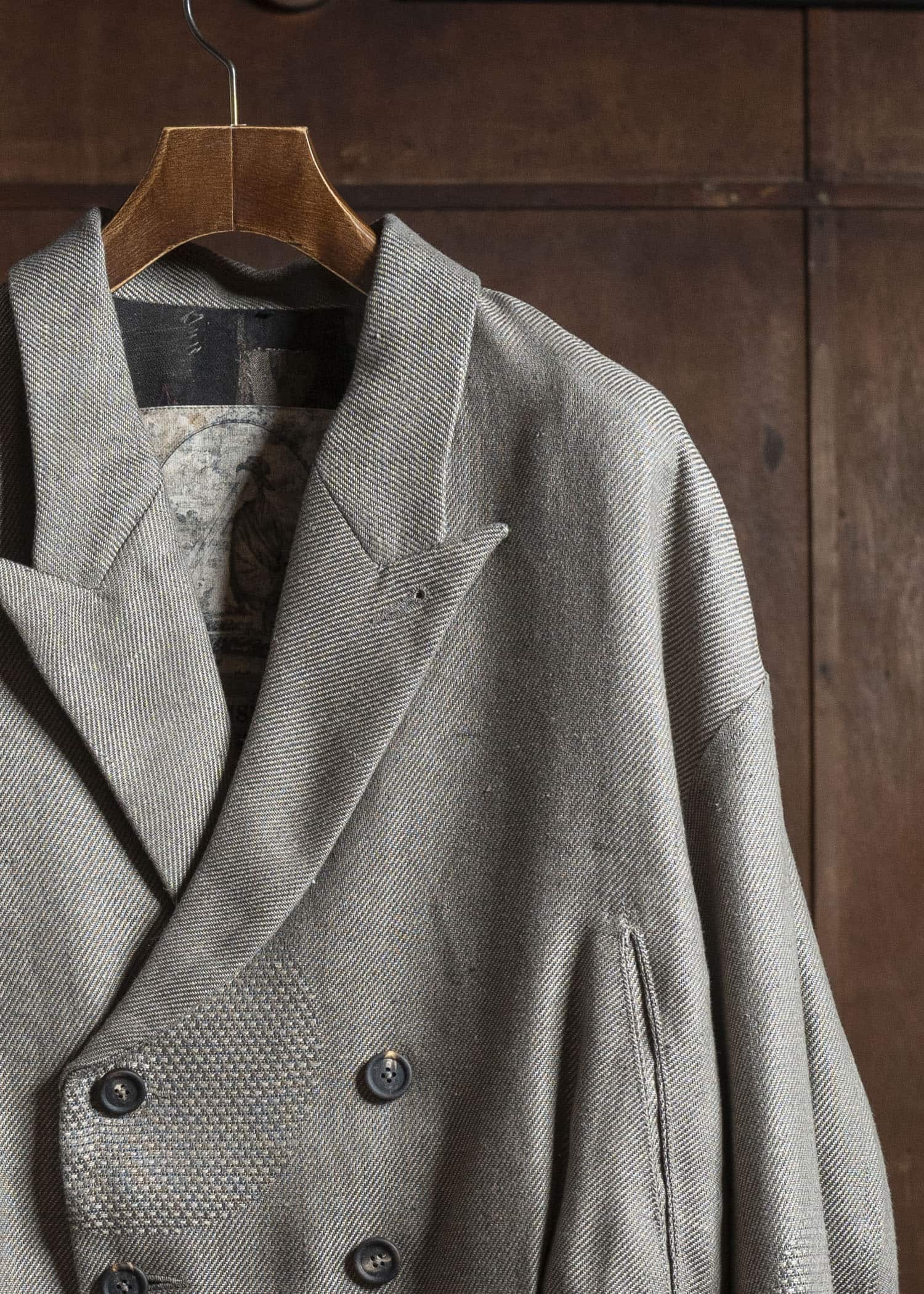 ZIGGY CHEN 0M2530925 HYBRID CROPPED JACKET 02